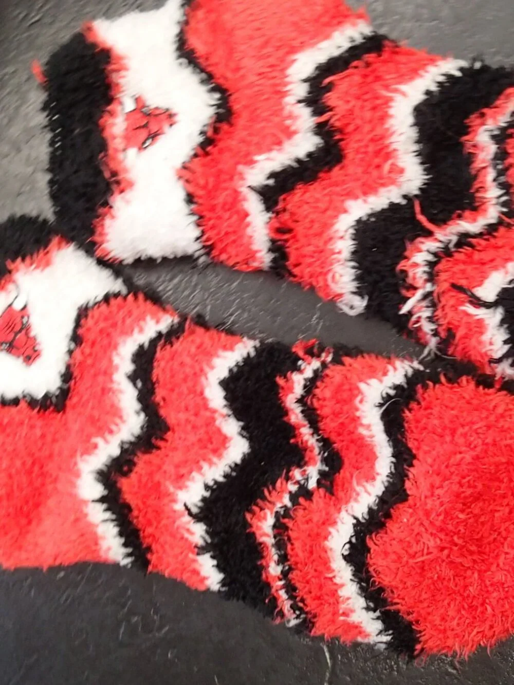 Bulls Fuzzy Socks